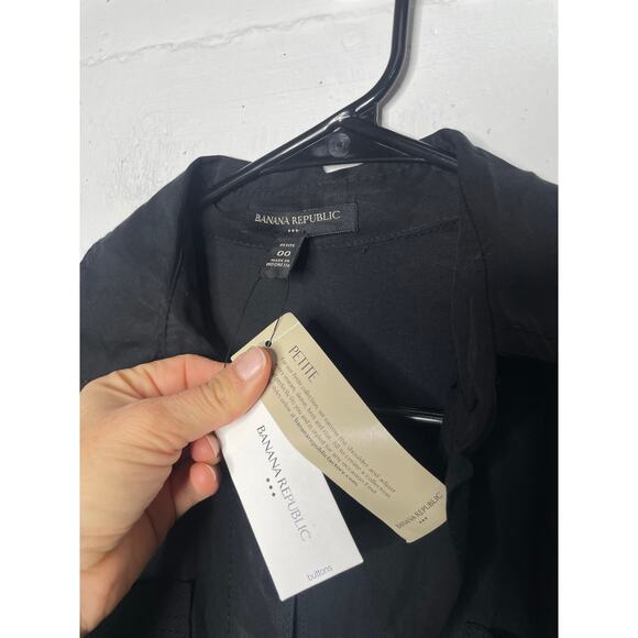 NEW Banana Republic Jumpsuit Petite Size 00 Black - Picture 4 of 8